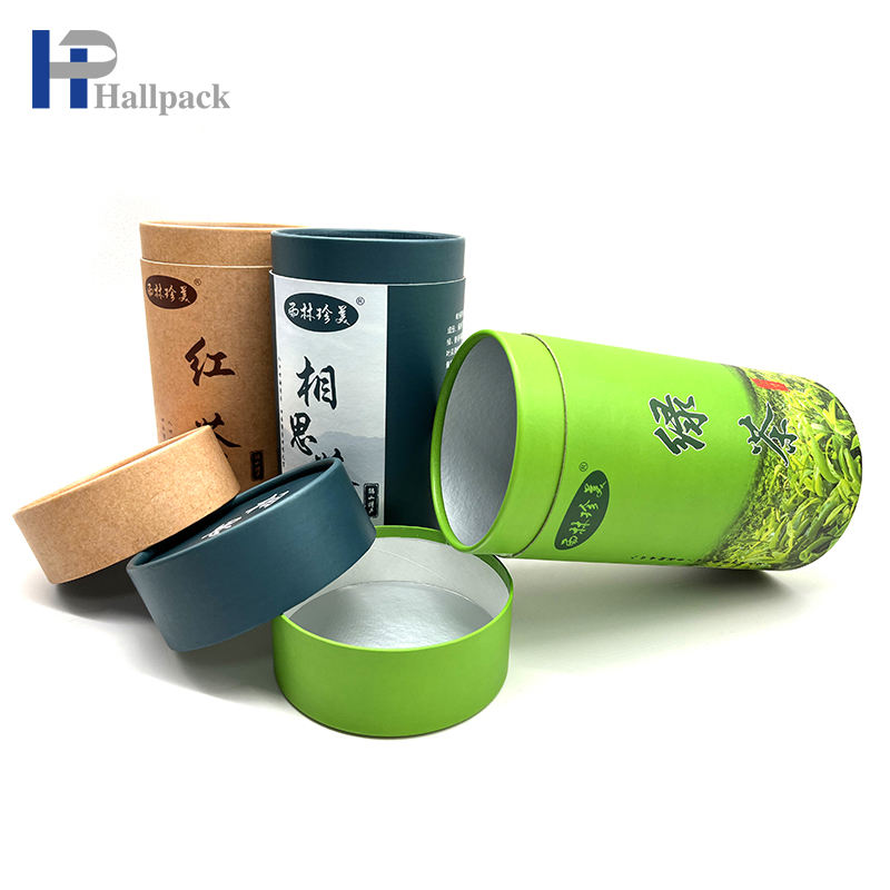 Tubo de papel redondo Kraft de venda quente Tubo de placa duplex de papel para chá