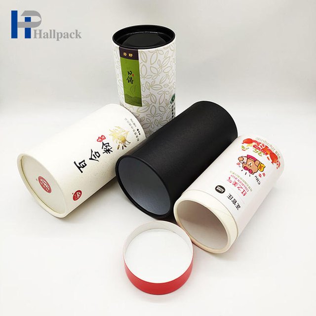 Tubo de papel redondo para embalagem de café e chá Tubo central de papel Kraft transparente