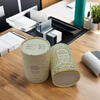 Caixa de embalagem de cilindro impresso de grau alimentício, logotipo rígido personalizado, café, chá, papelão redondo, tubos de papel artesanal