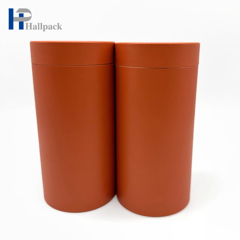 Tampão vazio amigável da torção de Eco construído no tubo plástico do papel do cilindro da garrafa