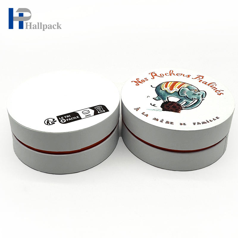 Tubo redondo biodegradável do papel do cartão do tubo de papel feito sob encomenda da parte alta bio