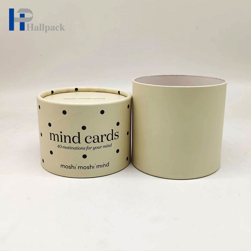 Tubo de papel artesanal de cilindro de cartão biodegradável personalizado fabricante