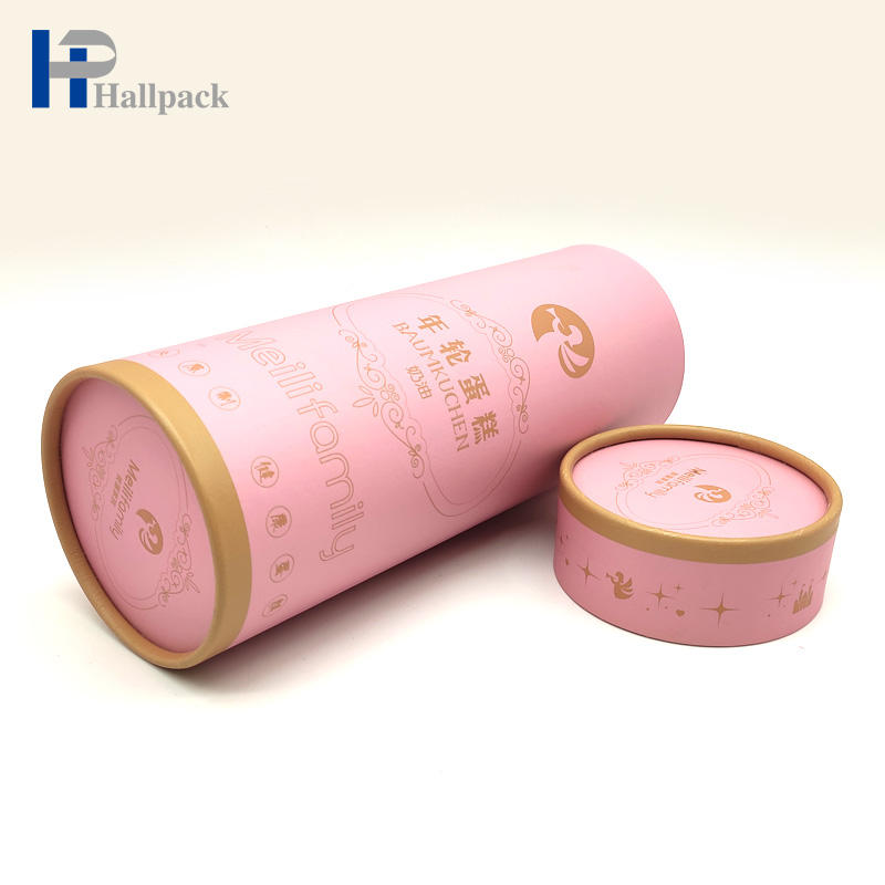 Tubo de papel redondo de embalagem de cigarro, tubo de papel cilíndrico de exibição