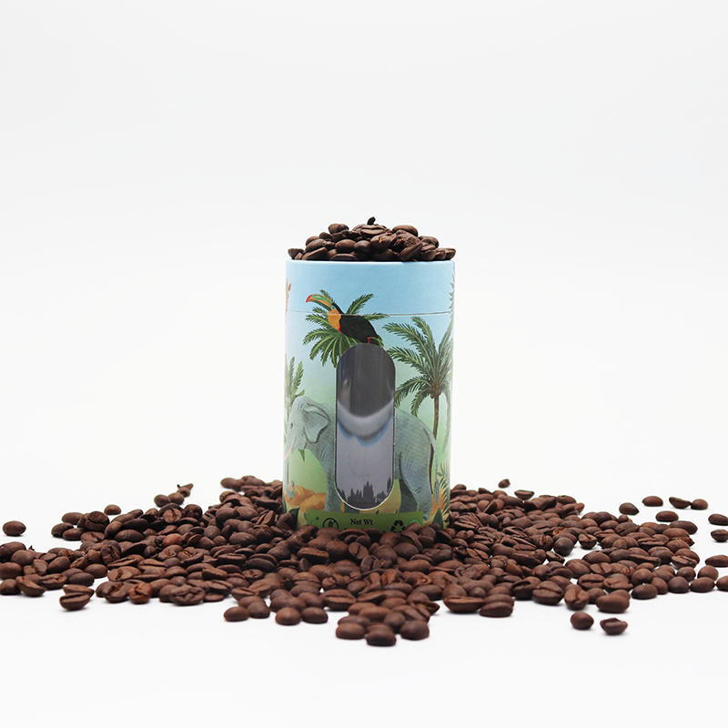 Embalagem de tubo de papel de grau alimentar biodegradável para chá