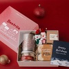 Caixa de presente de natal em forma de livro de design personalizada para chocolates biscoitos doces de doces