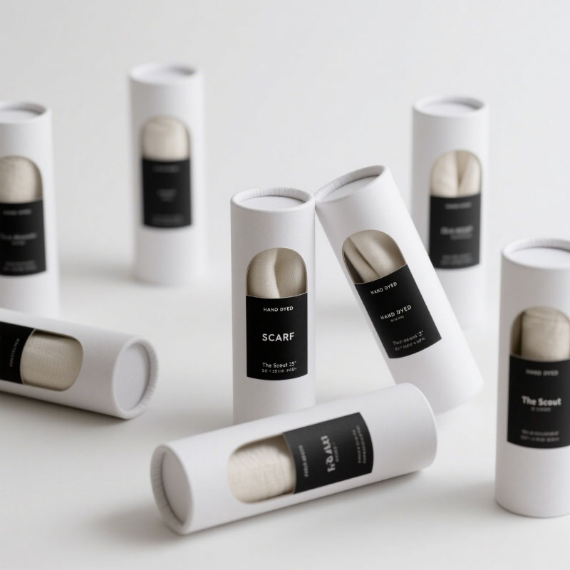 Embalagem de papel de embalagem de embalagem de roupas ecológicas com janela com janela