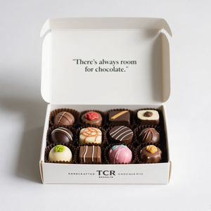 Caixas de embalagens de chocolates de doces de presente de Natal biodegradáveis
