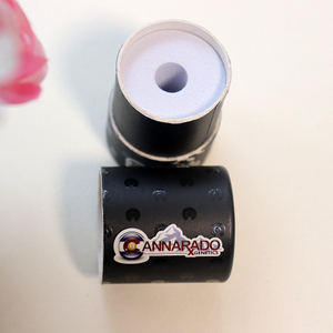 Recipientes de base de cilindro de papel personalizados com uso de garrafa de óleo EVA com embalagem de tubo de papel de espuma