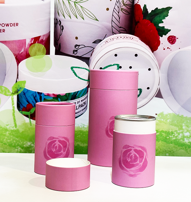 Pacote biodegradável personalizado fácil de descascar Hallpack para embalagens de cilindro de papel de café, chá e chocolate