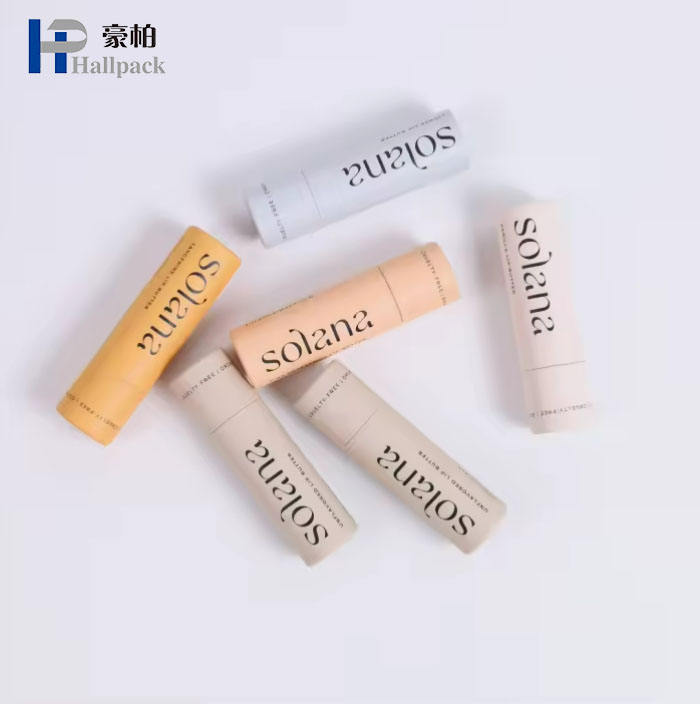 O tubo push-up da barra da loção de Eco personaliza o tubo profissional do batom do cartão