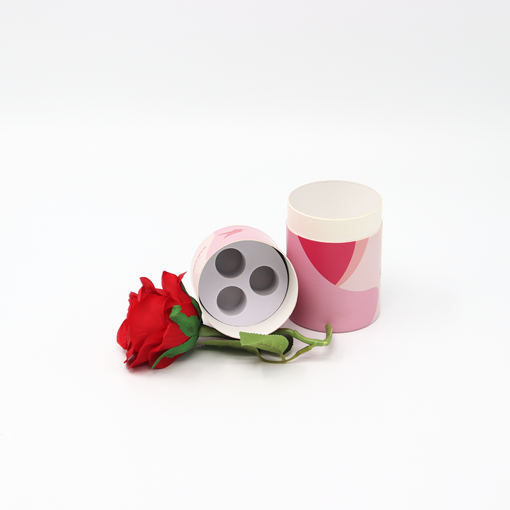 Logotipo personalizado biodegradável Kraft cilindro redondo cosméticos óleo essencial perfume vela embalagem de tubo de papel