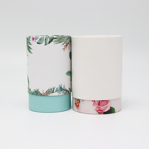 Caixa feita sob encomenda amigável do cilindro do cartão do produto comestível de Eco com o tubo de papel da tampa do metal que empacota para o chá Nuts do café