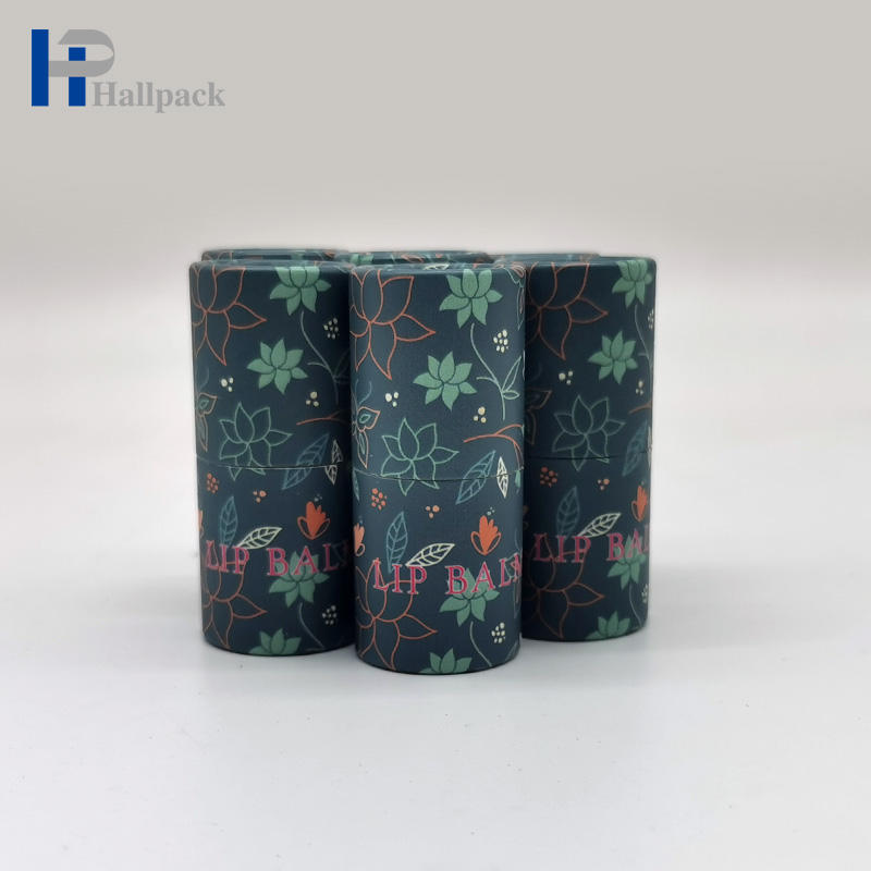 Recicl o tubo de papel do batom do desodorante do produto comestível levanta a embalagem de papel do tubo