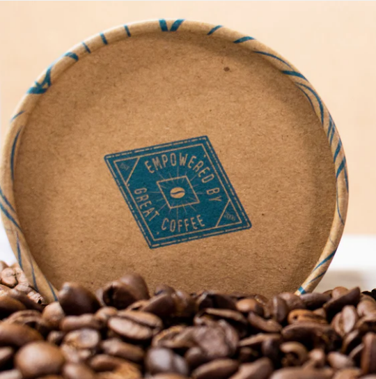 Eco amigável papelão solto chá café feijão cilindro redondo caixa de embalagem de grau alimentício tubo de papel à prova de umidade tubo de papel kraft