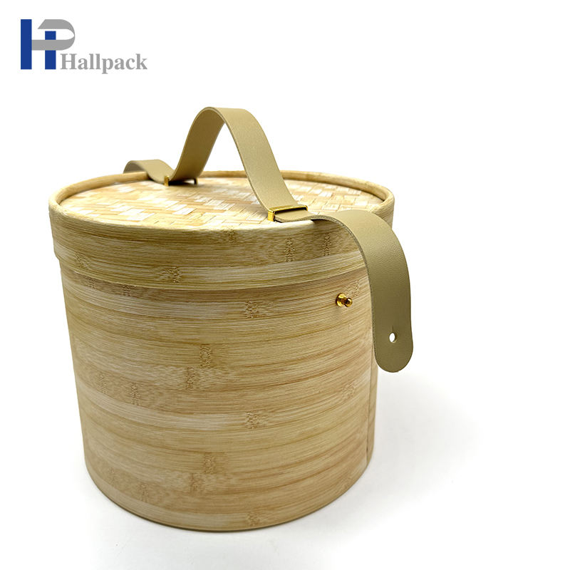 Personalize o tubo de papel do projeto da impressão do navio com a corda de couro destacável da mão