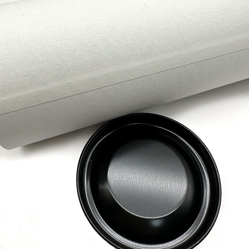 Tubo de papel feito sob encomenda do pacote do vidro de vinho da garrafa do presente do ofício do logotipo com tampa do metal