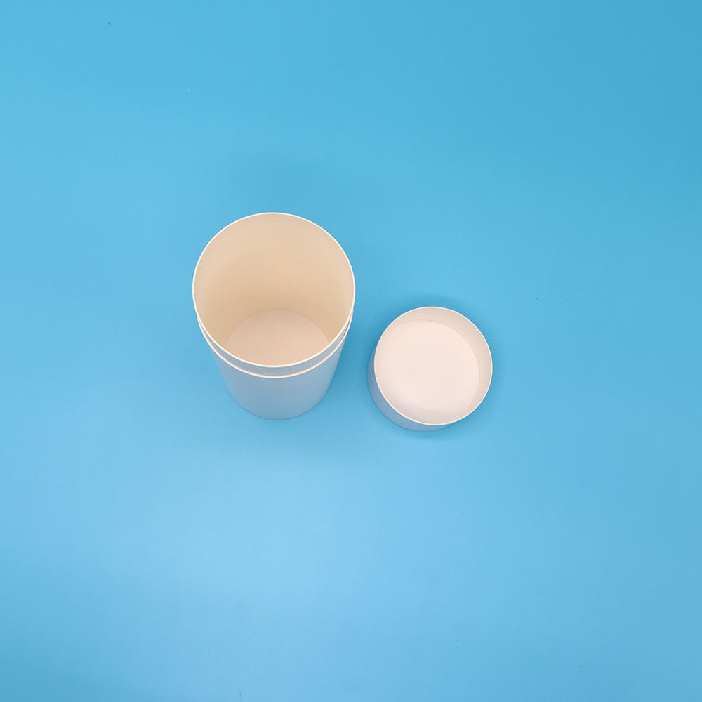 Impressão personalizada embalagem de alimentos caixa de cilindro de papelão embalagem porca café chá tubo de papel embalagem branca