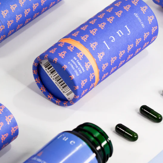 Tubo 100% reciclado do papel do chá de Kraft do cartão do cilindro que empacota o tubo redondo da caixa do cartão