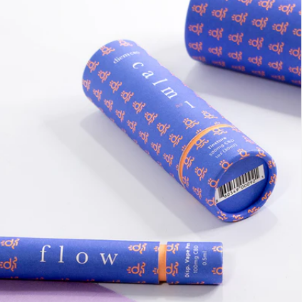 Tubo 100% reciclado do papel do chá de Kraft do cartão do cilindro que empacota o tubo redondo da caixa do cartão