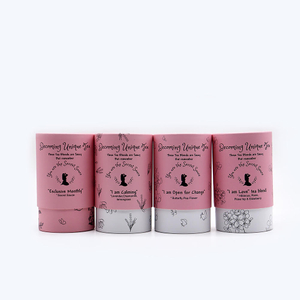 Impressão personalizada de alta qualidade, papel biodegradável para alimentos, papelão premium, sacos de vasilha de chá, pacote de caixa de tubo para pacote de chá solto