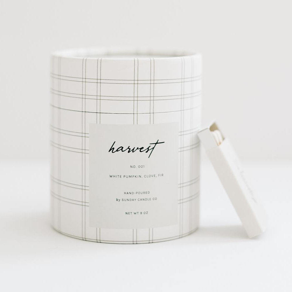 Embalagem e caixa de tubo de papel de vela redonda de cilindro de logotipo impresso personalizado por atacado