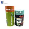 Embalagem de tubo de papel de cilindro de quebra-cabeça reciclável com logotipo de tamanho personalizado por atacado