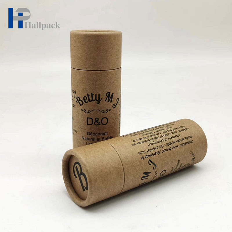 O tubo redondo luxuoso do papel do cartão de Kraft da impressão levanta o tubo de papel