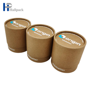 O papel da caixa do tubo do cilindro pode tubo de papel forte para o chocolate