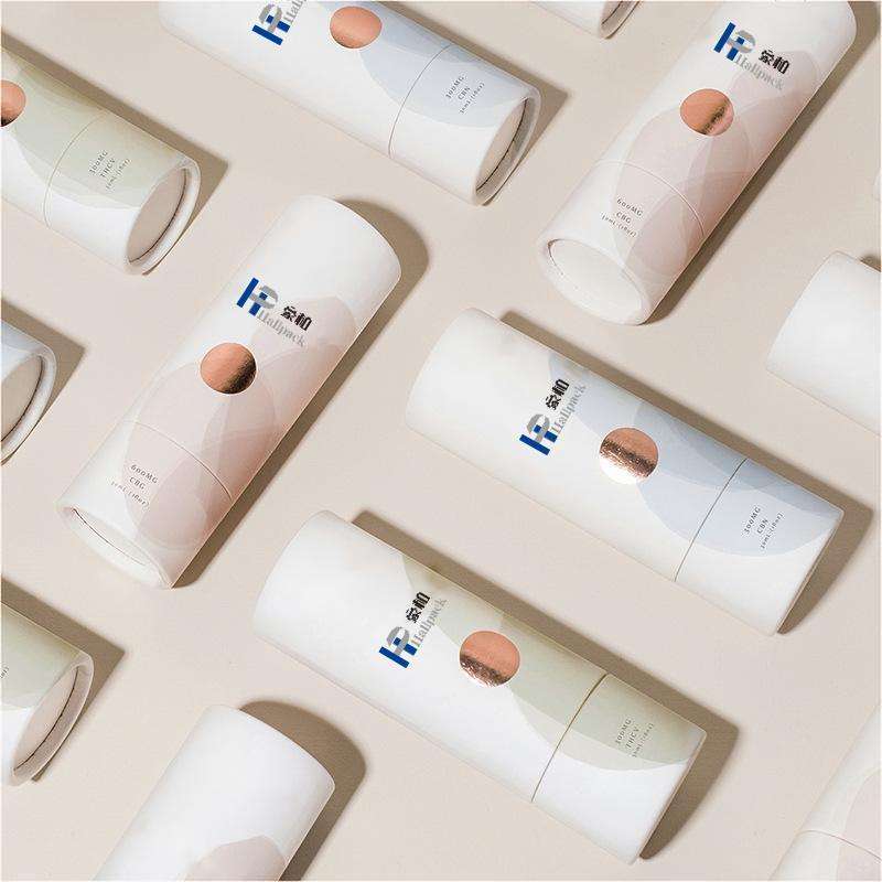 Recicl o tubo de papel do batom do desodorante do produto comestível levanta o tubo de papel