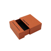Embalagem de presente para gavetas deslizantes de luva rígida com gaveta Jewelry Box for Earrings Anéis