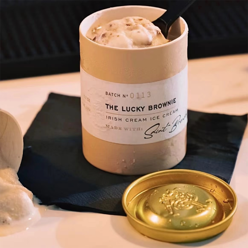 Contêineres de papel impressos digitais personalizados embalando tubo de chá para grau alimentar