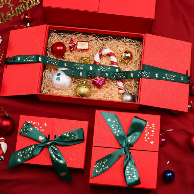 Caixa de embalagem de presente de Natal de design personalizado para chocolates biscoitos de biscoitos doces de aniversário presente de aniversário