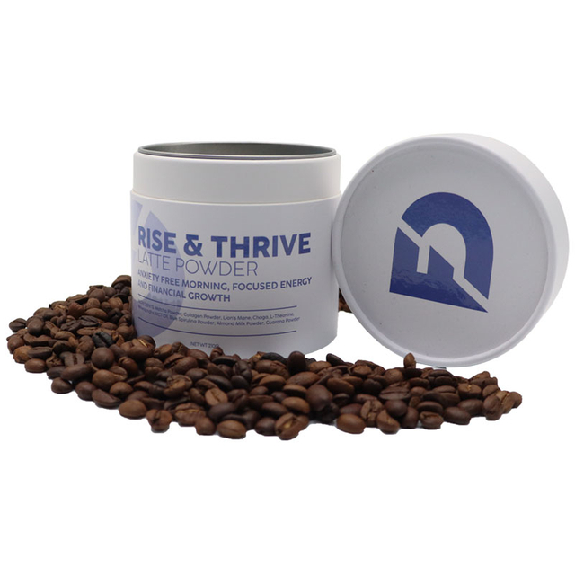 Tubo de embalagem alimentar de logotipo personalizado e ecológico para grãos de café de chá