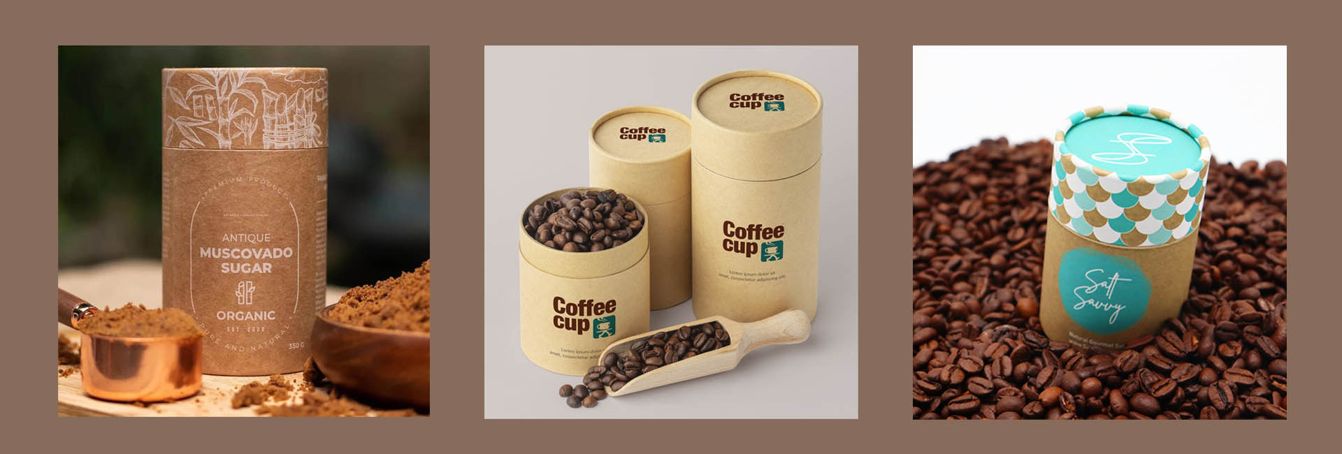 Lata de café em papel