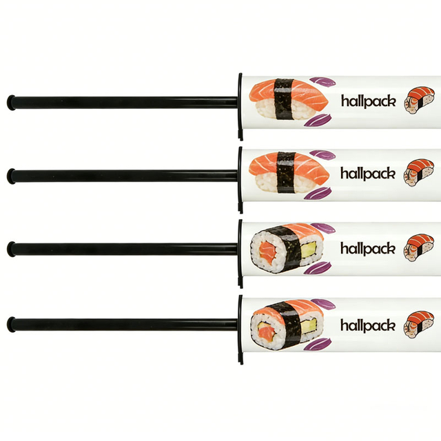 Caixa biodegradável do push pop do produto comestível do recipiente de papel do push-pop do sushi