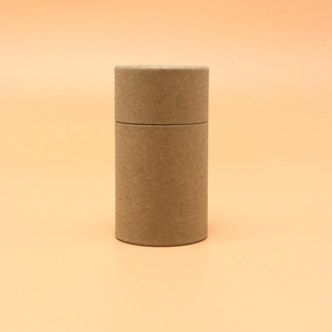 Novo design pimenta kraft tubo sal especiarias embalagem biodegradável recipiente de tubo de papel em pó solto