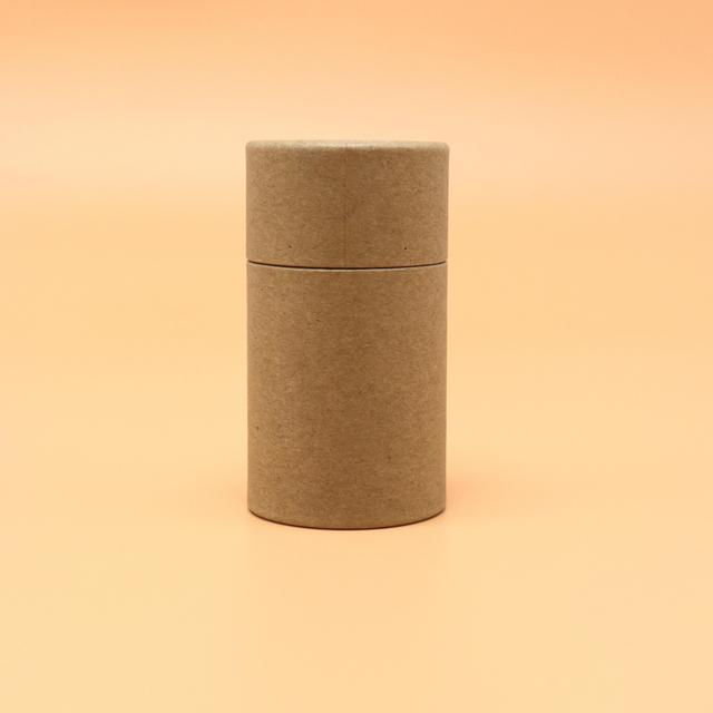 Novo design pimenta kraft tubo sal especiarias embalagem biodegradável recipiente de tubo de papel em pó solto