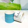 Embalagem de papel Kraft de borda plana ecológica Hallpack para embalagem de tubo de papelão artesanal de quebra-cabeça da moda de velas