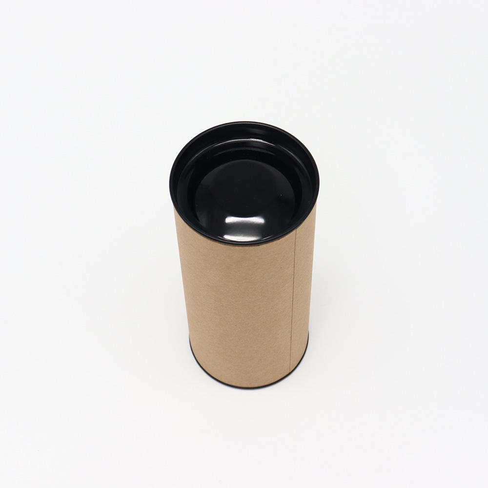 Tubo de papel redondo de qualidade alimentar embalagem direto da fábrica chá completo artesanato papel kraft proteção ambiental para amostra personalizada