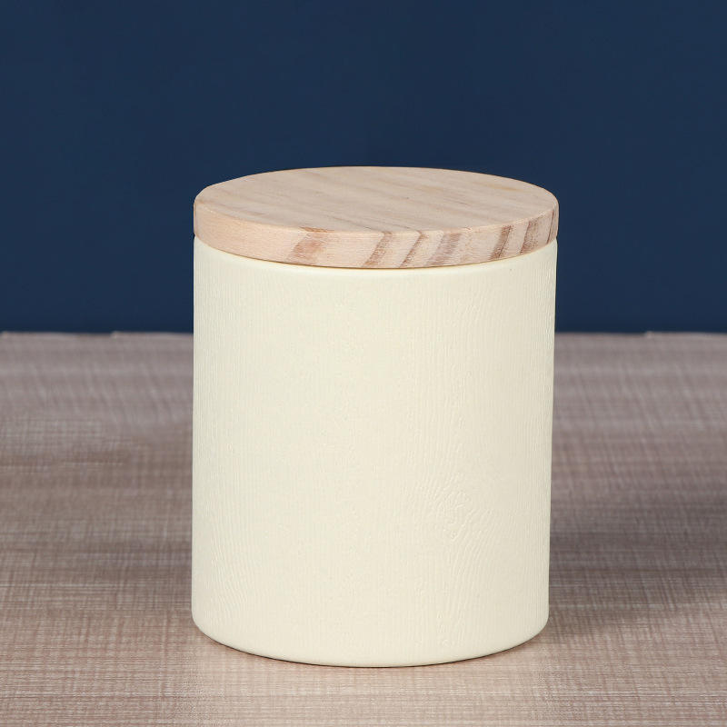 Cilindro de madeira biodegradável do chá da tampa do produto comestível que empacota o tubo redondo do papel de embalagem do café