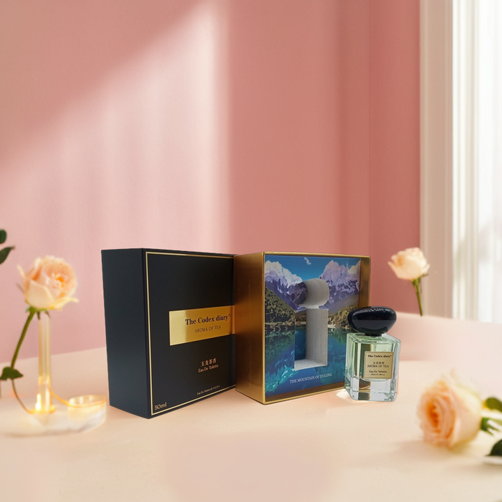 Creme facial perfume laminação fosca e gravação em relevo estrutura rígida couro premium luxuoso e embalagem caixa de presente de joias de papelão