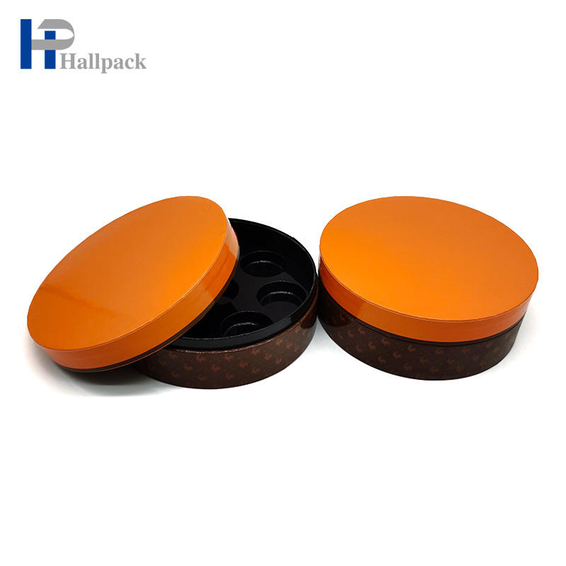 Tubo de papel redondo colorido celofane embalagem tubo de papel de chocolate