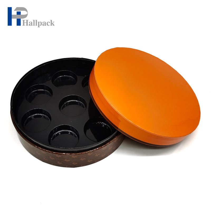 Tubo de papel redondo colorido celofane embalagem tubo de papel de chocolate