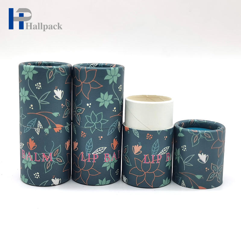 Recicl o tubo de papel do batom do desodorante do produto comestível levanta a embalagem de papel do tubo