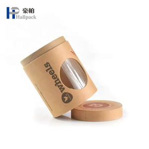 Conjunto de caixas de rosas de camurça preservadas, papelão de embalagem para flores, personalizado, biodegradável, formato redondo, papel, presente de flores