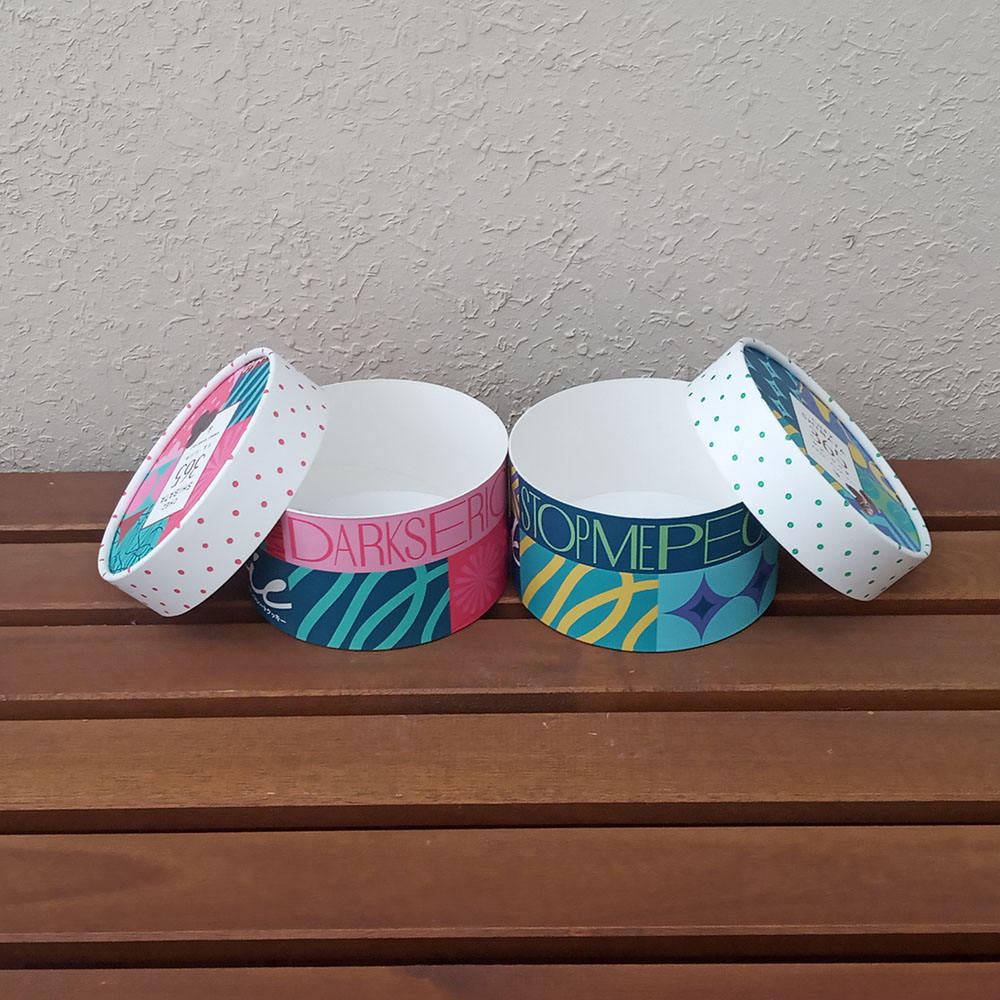 Tubo de papel de papelão para bolo de cozimento personalizado de luxo mais vendido no atacado