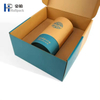 Logotipo personalizado, 2 peças de papelão de papel, armazenamento rígido de velas, conjunto de presente, caixa de tubo pequeno, embalagem de papel para velas