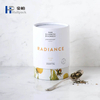 Firstsail design personalizado feijão de chá solto cilindro redondo papelão eco amigável caixa de qualidade alimentar pacote de tubo de papel alimentar