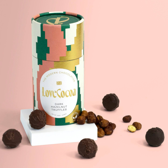 Embalagem de tubo de papel biodegradável para caixa de tubo redondo durável de chá de café de chocolate