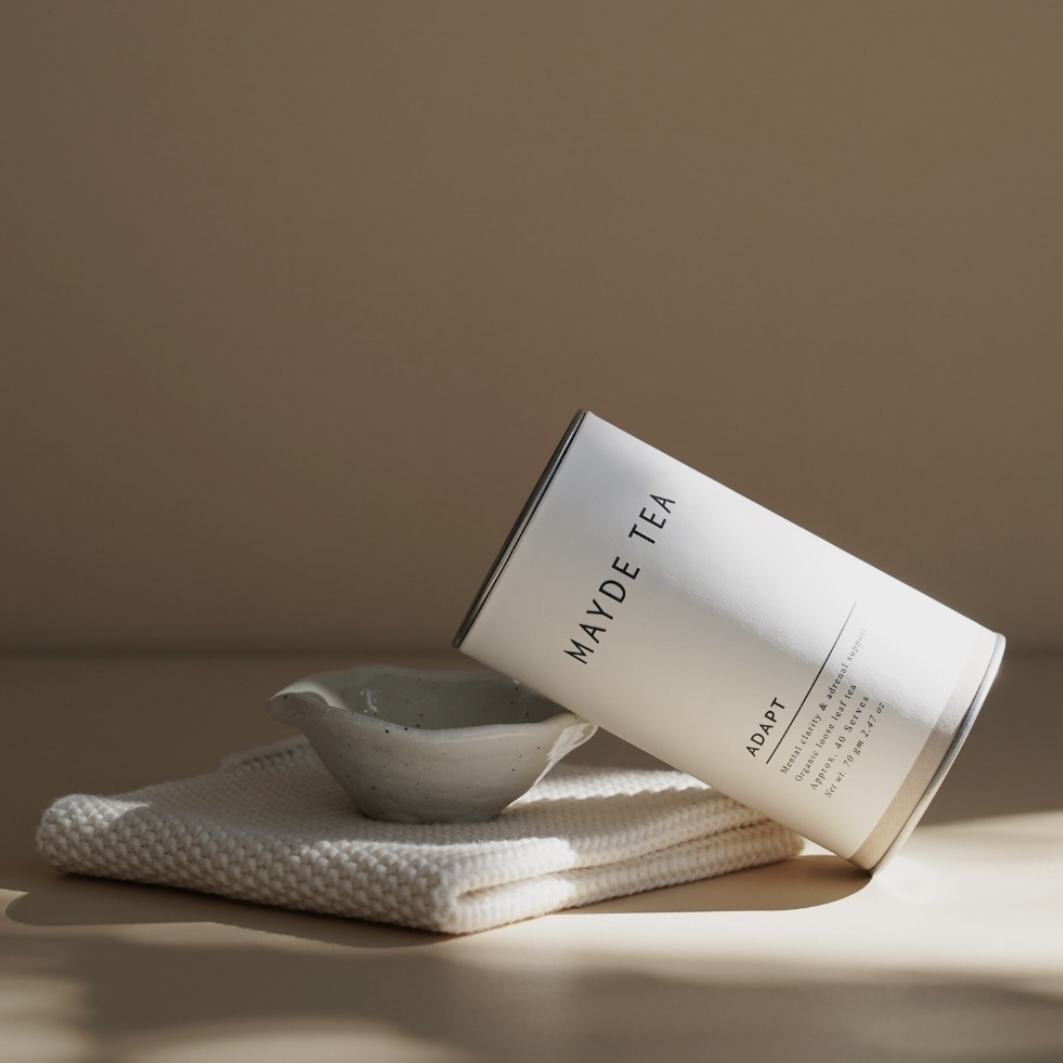 Cilindro biodegradável com impressão personalizada, alimentos com tampa de ferro, sacos de vasilha de chá premium, embalagem de caixa de tubo para pacote de chá solto